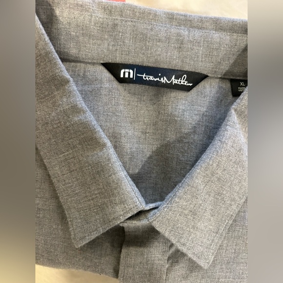 Travis Mathew NWOT CLOUD FLANNEL BUTTON-UP - Picture 7 of 7